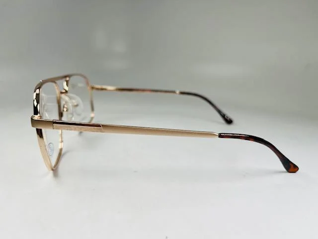 DB Classic Eyewear Tort Gold Aviator Warren Eyeglasses 58/18/145 2