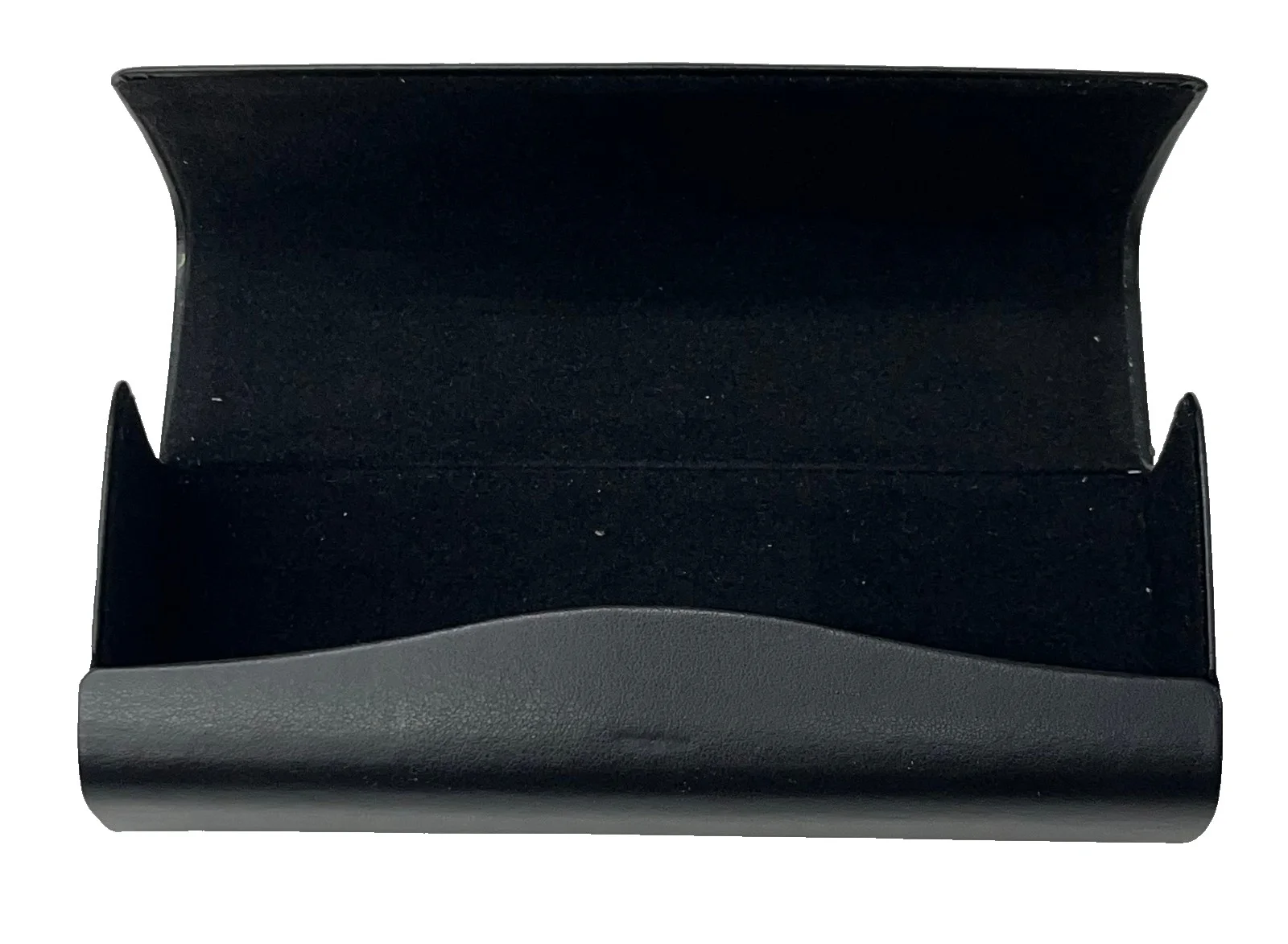 NEW PERSOL BLACK CLAMSHELL AUTHENTIC EYEWEAR EYEGLASSES GLASSES CASE ONLY 2