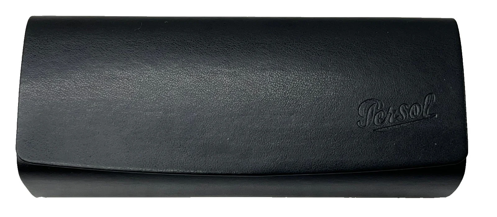 NEW PERSOL BLACK CLAMSHELL AUTHENTIC EYEWEAR EYEGLASSES GLASSES CASE ONLY 3