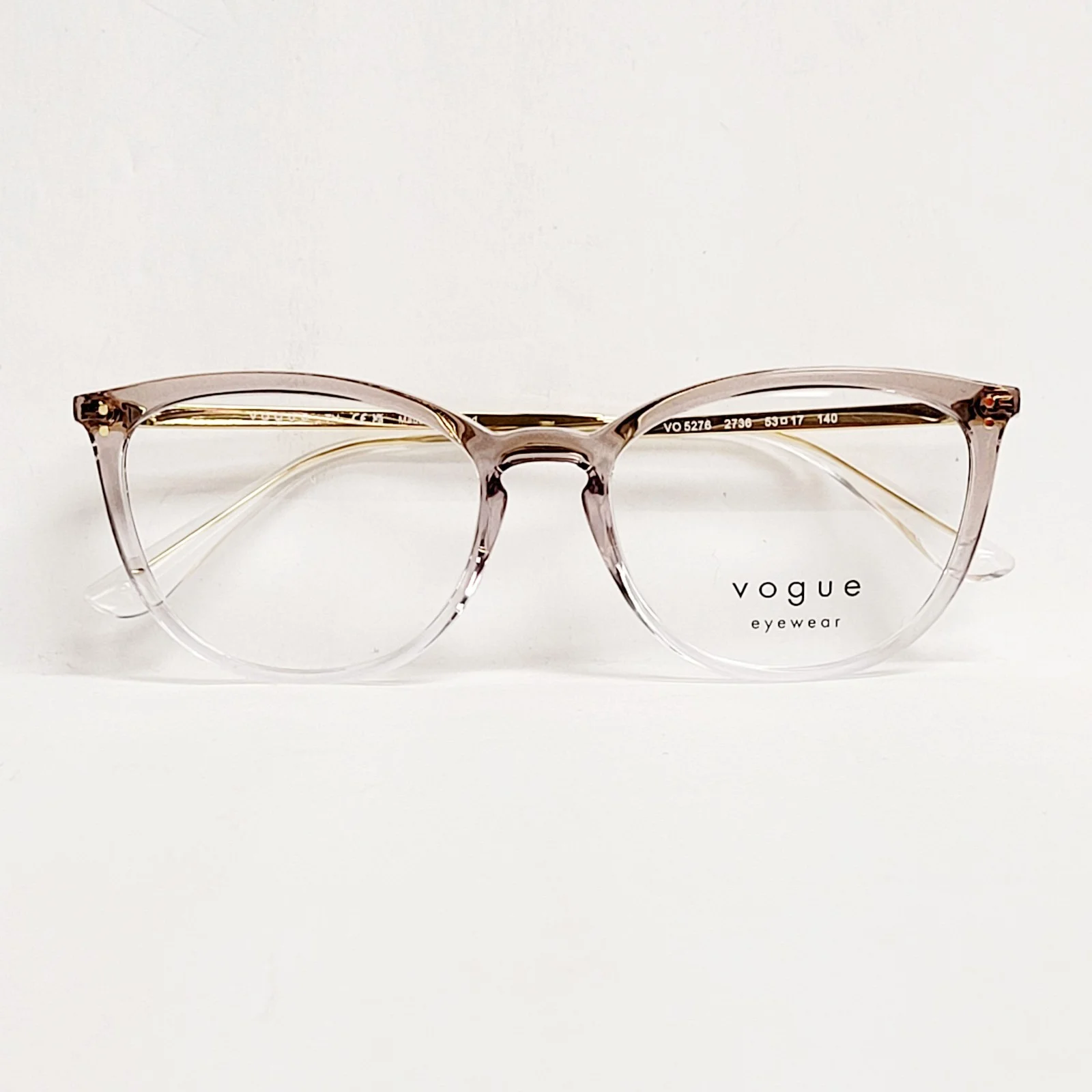 Vogue Eyewear Eyeglass Frames Transparent Cat Eye Frame Eyeglasses VO5276